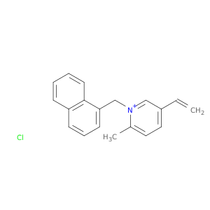 Pyridinium, 5-ethenyl-2-methyl-1-(1-naphthalenylmethyl)-, chloride