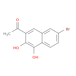 Ethanone, 1-(7-bromo-3,4-dihydroxy-2-naphthalenyl)-