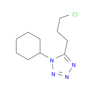 1H-Tetrazole, 5-(3-chloropropyl)-1-cyclohexyl-