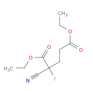 Pentanedioic acid, 2-cyano-2-fluoro-, 1,5-diethyl ester