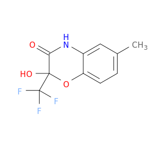 2H-1,4-Benzoxazin-3(4H)-one, 2-hydroxy-6-methyl-2-(trifluoromethyl)-