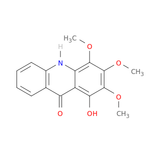 9(10H)-Acridinone, 1-hydroxy-2,3,4-trimethoxy-