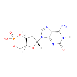 Guanosine, 2'-deoxy-,cyclic 3',5'-(hydrogen phosphate) (8CI,9CI)
