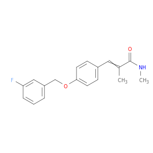 2-Propenamide, 3-[4-[(3-fluorophenyl)methoxy]phenyl]-N,2-dimethyl-
