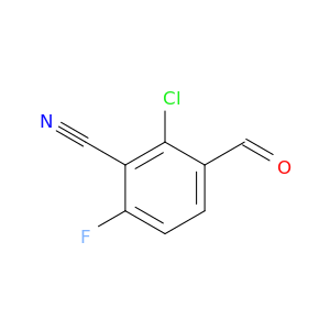 2-chloro-6-fluoro-3-formylbenzonitrile