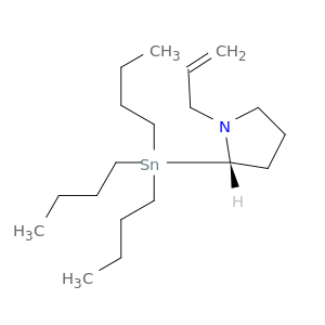 Pyrrolidine, 1-(2-propenyl)-2-(tributylstannyl)-, (2S)-