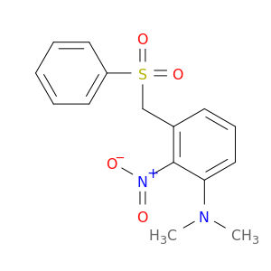 Benzenamine, N,N-dimethyl-2-nitro-3-[(phenylsulfonyl)methyl]-