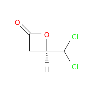 2-Oxetanone, 4-(dichloromethyl)-, (4R)-