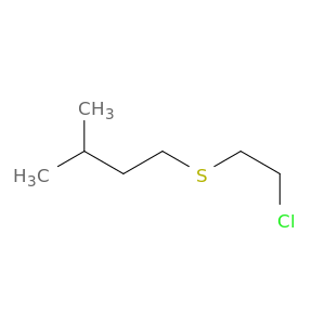 1-[(2-CHLOROETHYL)SULFANYL]-3-METHYLBUTANE