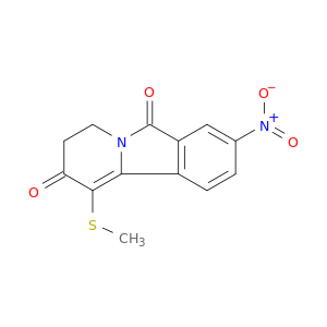 Pyrido[2,1-a]isoindole-2,6-dione, 3,4-dihydro-1-(methylthio)-8-nitro-