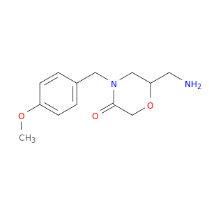 3-MORPHOLINONE, 6-(AMINOMETHYL)-4-[(4-METHOXYPHENYL)METHYL]-