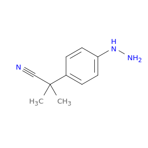 苯结腈,4-肼基-α,α-二甲基-