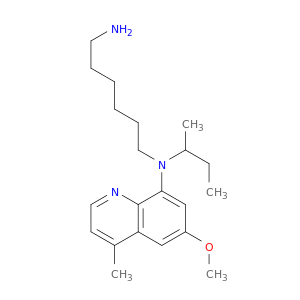 1,6-Hexanediamine,N1-(6-methoxy-4-methyl-8-quinolinyl)-N6-(2-methylpropyl)-, hydrochloride (1:2)