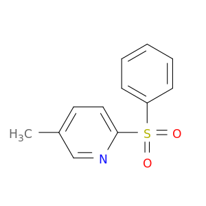 PYRIDINE, 5-METHYL-2-(PHENYLSULFONYL)-
