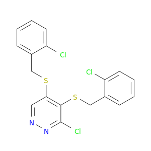 3-chloro-4,5-bis[(2-chlorobenzyl)sulfanyl]pyridazine
