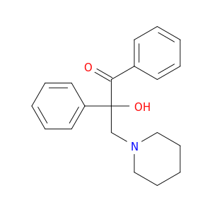 1-Propanone,2-hydroxy-1,2-diphenyl-3-(1-piperidinyl)-