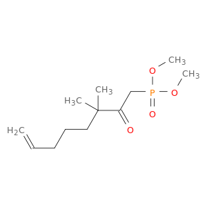 Phosphonic acid, (3,3-dimethyl-2-oxo-7-octenyl)-, dimethyl ester