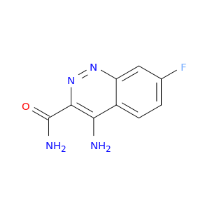 3-Cinnolinecarboxamide, 4-amino-7-fluoro-