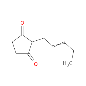 1,3-Cyclopentanedione, 2-(2-penten-1-yl)-