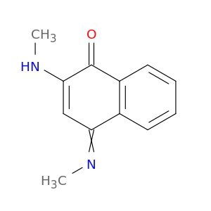 1(4H)-Naphthalenone, 2-(methylamino)-4-(methylimino)-
