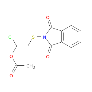 1H-Isoindole-1,3(2H)-dione, 2-[[2-(acetyloxy)-2-chloroethyl]thio]-