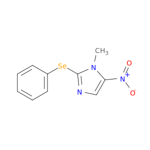 1H-Imidazole,1-methyl-5-nitro-2-(phenylseleno)-