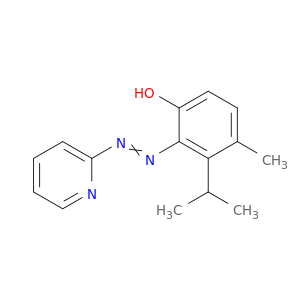 Phenol, methyl(1-methylethyl)(2-pyridinylazo)-