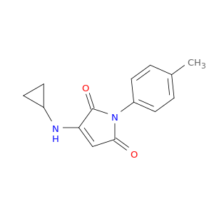 1H-Pyrrole-2,5-dione, 3-(cyclopropylamino)-1-(4-methylphenyl)-