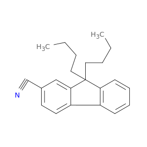 9H-Fluorene-2-carbonitrile, 9,9-dibutyl-