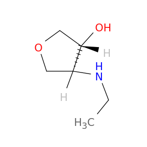 (3R,4S)-4-(Ethylamino)tetrahydrofuran-3-ol