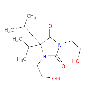 2,4-Imidazolidinedione, 1,3-bis(2-hydroxyethyl)-5,5-bis(1-methylethyl)-