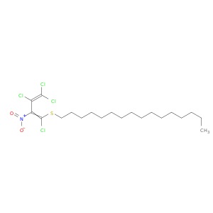 Hexadecane, 1-[(1,3,4,4-tetrachloro-2-nitro-1,3-butadienyl)thio]-