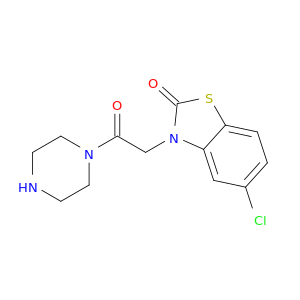 5-氯-3-[2-氧代-2-(1-哌嗪基)乙基]-2(3H)-并噻唑酮