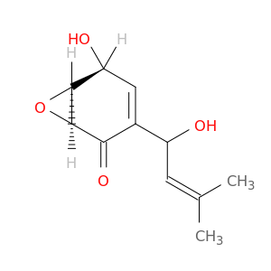 (1s,5r,6s)-5-hydroxy-3-(1-hydroxy-3-methylbut-2-en-1-yl)-7-oxabicyclo[4.1.0]hept-3-en-2-one