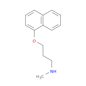 1-Propanamine, N-methyl-3-(1-naphthalenyloxy)-