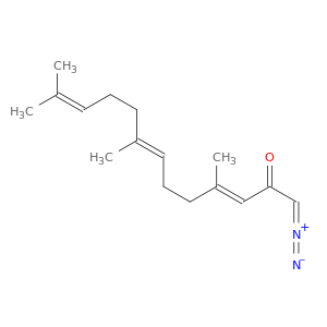 3,7,11-Tridecatrien-2-one, 1-diazo-4,8,12-trimethyl-, (E,E)-