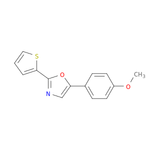 Oxazole, 5-(4-methoxyphenyl)-2-(2-thienyl)-