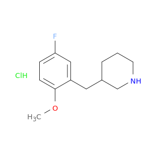 3-(5-Fluoro-2-methoxy-benzyl)-piperidine Hydrochloride
