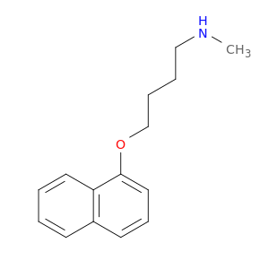 1-Butanamine, N-methyl-4-(1-naphthalenyloxy)-