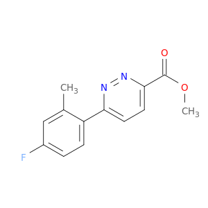 3-Pyridazinecarboxylicacid, 6-(4-fluoro-2-methylphenyl)-, methyl ester