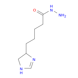 1H-Imidazole-4-pentanoic acid, 4,5-dihydro-, hydrazide