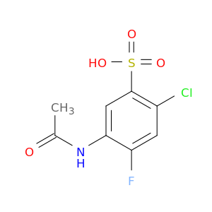 Benzenesulfonic acid, 5-(acetylamino)-2-chloro-4-fluoro-