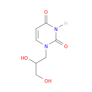 2,4(1H,3H)-Pyrimidinedione, 1-(2,3-dihydroxypropyl)-