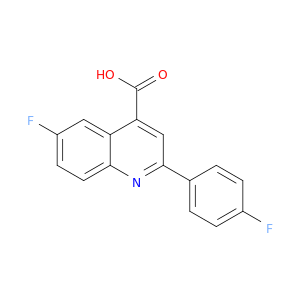 4-Quinolinecarboxylicacid, 6-fluoro-2-(4-fluorophenyl)-