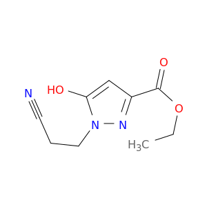 1H-Pyrazole-3-carboxylic acid, 1-(2-cyanoethyl)-5-hydroxy-, ethyl ester