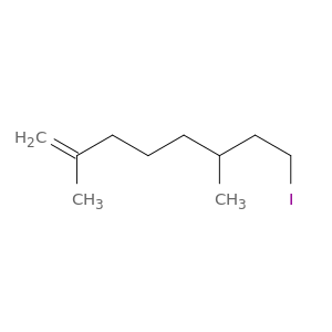 1-Octene, 8-iodo-2,6-dimethyl-