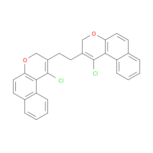 3H-Naphtho[2,1-b]pyran, 2,2'-(1,2-ethanediyl)bis[1-chloro-