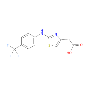 4-Thiazoleacetic acid, 2-[[4-(trifluoromethyl)phenyl]amino]-