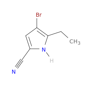 4-Bromo-5-ethyl-1H-pyrrole-2-carbonitrile