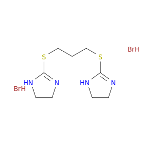 2-[3-(4,5-dihydro-1H-imidazol-2-ylsulfanyl)propylsulfanyl]-4,5-dihydro-1H-imidazole